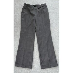Women's Talbots Dress Pants Cuffed Wool Blend Lined Houndstooth Petites 4P